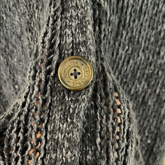 Hollister Navy Blue Women's Sweater - Picture 4 of 6